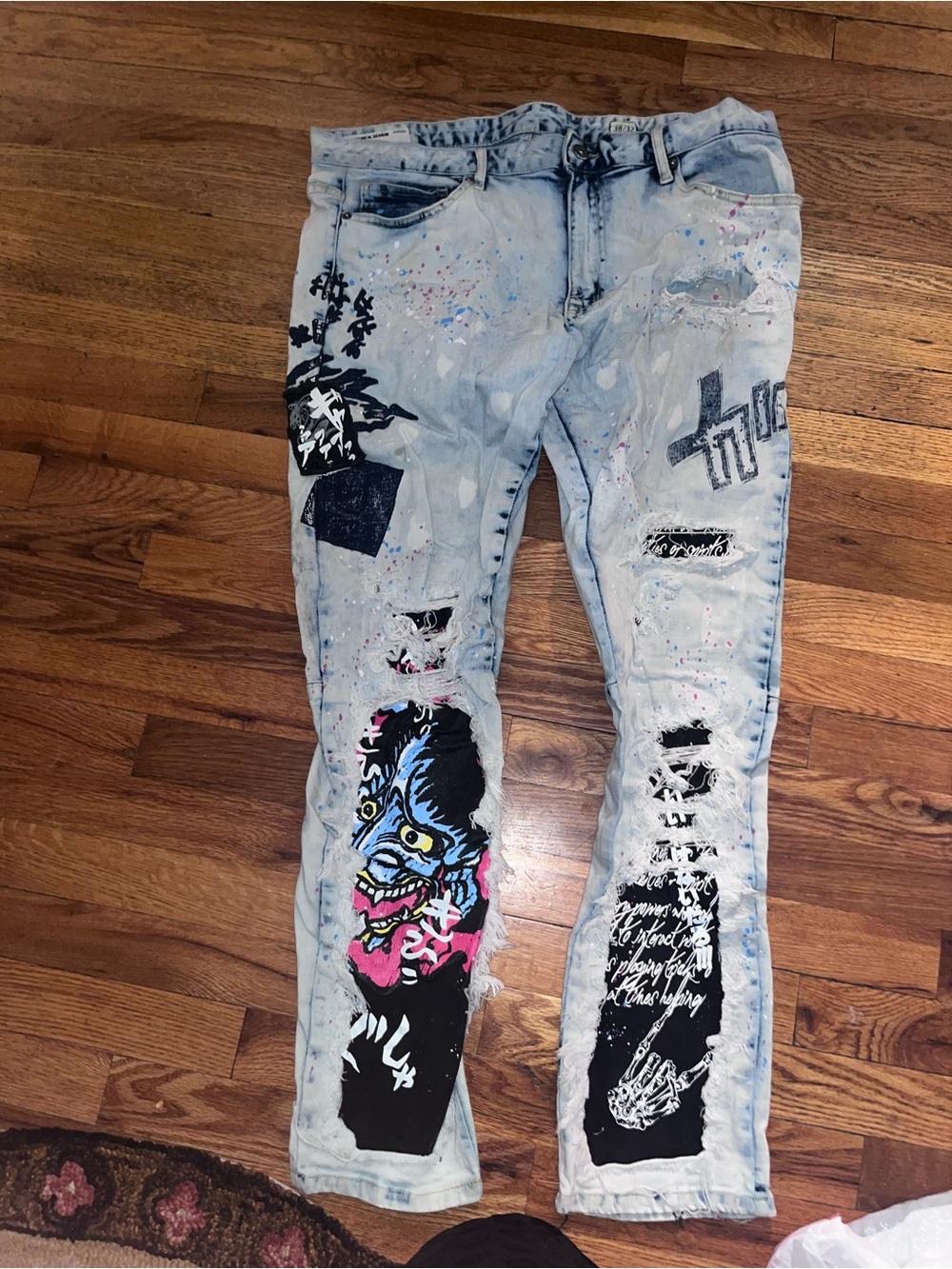 Smoke rise denim “Tokyo nights”